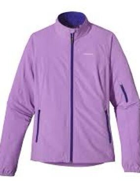 Patagonia Light Purple Utility Jacket with Dark Trim